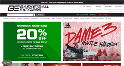 Desktop Screenshot of basketballexpress.com